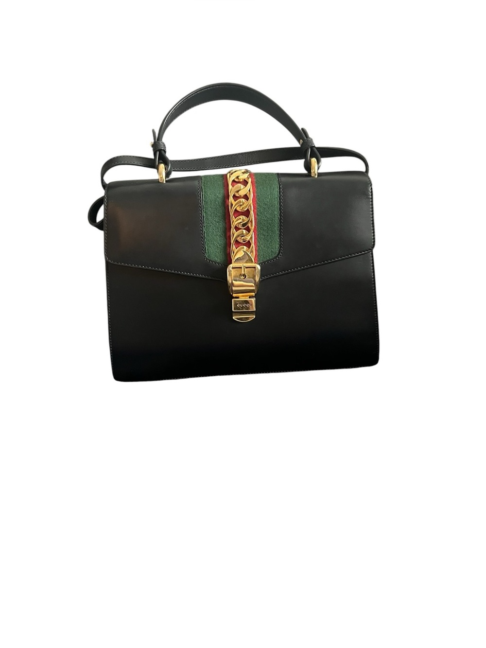 GUCCI Silvie Leather Bag